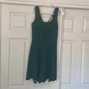 Emerald/dark green dress